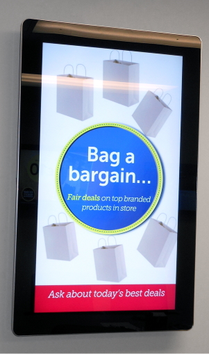 55in advertising display